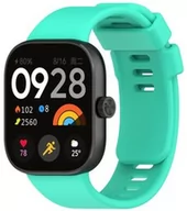 Akcesoria do smartwatchy - Pasek Bizon Strap Watch Silicone do Xiaomi Redmi Watch 4 / Xiaomi Band 8 Pro, ciemno-miętowy - miniaturka - grafika 1