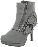 Kozaki damskie - Andrea Conti Damskie kozaki i botki 0614151, szary - szary szary 031-35 EU - miniaturka - grafika 1