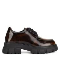 Półbuty damskie - Półbuty Badura ELANA-01W1-001 Brązowy - miniaturka - grafika 1