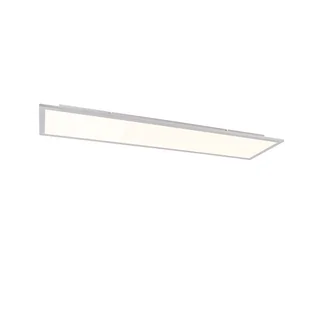 QAZQA Panel LED ze stali 120 cm z pilotem - Liv - Oprawy, klosze i abażury - miniaturka - grafika 1