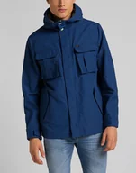 Kurtki męskie - Lee Fisherman Anorak Męska Kurtka Zimowa Washed Blue L86Ukclr-S - miniaturka - grafika 1