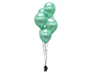 Beauty & Charm Balony lateksowe platynowe zielone - 30 cm - 7 szt. CB-7LZI - Balony i akcesoria - miniaturka - grafika 1