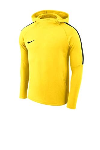 Nike Chłopięca bluza Dry Academy18 Football Hoodie-aj0109 żółty żółty (Tour Yellow/Anthracite/Anthracite/(Black) S