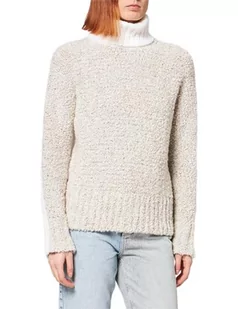 Sisley Sweter damski, Szary i off-white 901, S - Swetry damskie - miniaturka - grafika 1