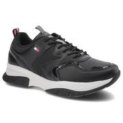 Sneakersy damskie - Tommy Hilfiger, Sneakersy, T3A4-31177-0518999 Black 999, rozmiar 36 - miniaturka - grafika 1