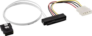 InLine InLine® SAS Cable Mini SAS SFF-8087 to 1x SAS SFF-8482 + Power 0.75m - Kable komputerowe i do monitorów - miniaturka - grafika 1
