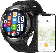 Smartwatch - Wenom SMARTWATCH MĘSKI ZEGAREK FUNKCJA GPS ROZMOWY CIŚNIENIE 650mAh SMART WATCH - miniaturka - grafika 1
