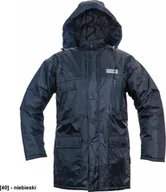 Odzież robocza - CERVA ATLAS - ocieplana, nieprzemakalna kurtka z kapturem chowanym w kołnierzu - niebieski XXL - miniaturka - grafika 1