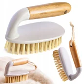 Miotły, szufle, mopy - Szczotka do szorowania czyszczenia z rączką bambus - miniaturka - grafika 1