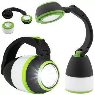 Kobi Latarka LED TWIST 1W 3w1 biurkowa, ręczna, kempingowa - biała zimna KDTT1WGZ - Latarki - miniaturka - grafika 1