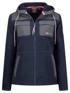 Kurtki damskie - Geographical Norway Kurtka polarowa "Toulouse" w kolorze granatowym - miniaturka - grafika 1