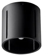 Lampy sufitowe - Sollux Lighting Plafon INEZ czarny - miniaturka - grafika 1