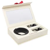 Paski - Pasek Męski Calvin Klein Belt Gift Set LV04D0009G Czarny - miniaturka - grafika 1