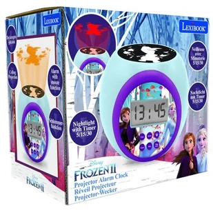 Budzik cyfrowy Frozen z projektorem i timerem RL977FZ - Projektory dla dzieci - miniaturka - grafika 1