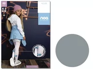 Rajstopy - Rajstopy dla dzieci w kropki z kokardą 104-110 Grey - miniaturka - grafika 1