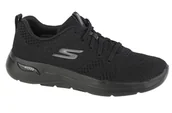 Sneakersy damskie - Skechers Go Walk Arch Fit Unify 124403-Bbk Damskie Sneakersy Czarne - miniaturka - grafika 1