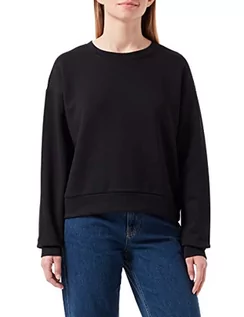 Bluzy damskie - ONLY Damska bluza Onlounge Ls On Sweat-Noos, czarna, XS - grafika 1