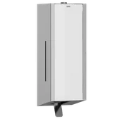 Dozowniki papieru i mydła dla firm - Dozownik do mydła w pianie 650 ml KWC Exos, stal kolor biały - miniaturka - grafika 1