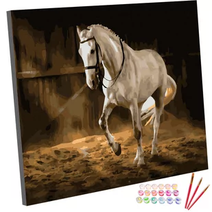 Zestaw Do Malowania Po Numerach, 40X50 Cm, Koń - Malowanie po numerach - miniaturka - grafika 1