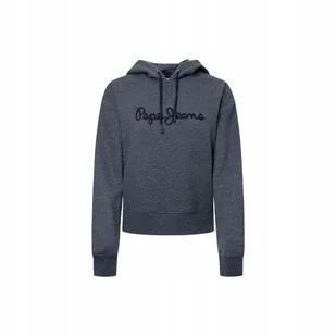 PEPE JEANS BLUZA DAMSKA NANETTE HOODIE FUTURE GRANATOWY JEANS r.M - Bluzy damskie - miniaturka - grafika 1