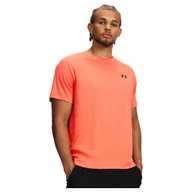 Koszulki sportowe męskie - Koszulka męska Under Armour Tech Textured SS Venom Red/Black L - miniaturka - grafika 1