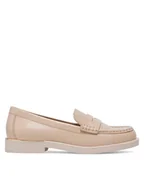 Półbuty damskie - Gino Rossi Lordsy LUISA-112989 Beżowy - miniaturka - grafika 1