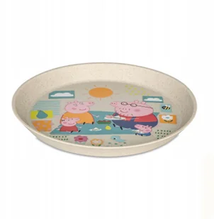 Talerzyk Connect Świnka Peppa, Ø 20,5 cm, KOZIOL - Miseczki i talerzyki dla dzieci - miniaturka - grafika 1