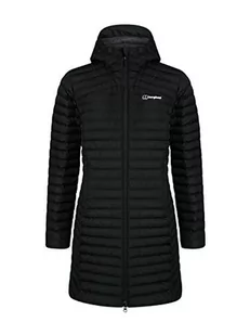 Berghaus Berghaus damska Nula mikro izolowana długa kurtka, 18, czarna 4A000782 - Kurtki damskie - miniaturka - grafika 1