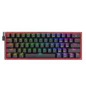Klawiatury - Redragon K617 Fizz RGB (czarny) - miniaturka - grafika 1