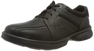 Trampki męskie - Clarks Męskie trampki Bradley Walk, Blk Tumbled Lea, 41 EU - miniaturka - grafika 1