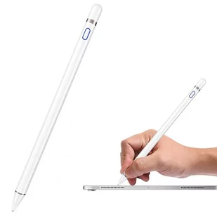 Strado Uniwersalny precyzyjny rysik pojemnościowy do ekranów dotykowych Active Stylus Pen (Biały) DNSTYLUSACTIVE.WHITE - Pozostałe akcesoria do telefonów - miniaturka - grafika 1