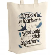 Torby i wózki na zakupy - Torba bawełniana z dnem na zakupy 42x38x10 Billie Eilish Dla Fanów - miniaturka - grafika 1