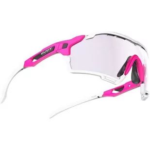 RUDY PROJECT Okulary sportowe z fotochromem CUTLINE pink fluo matte impact photochromic 2 laser purple - Okulary sportowe - miniaturka - grafika 3