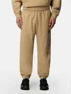Spodnie sportowe męskie - The North Face Spodnie dresowe Unisex Mountain Cleanup NF0A8C2W Beżowy Relaxed Fit - miniaturka - grafika 1