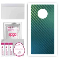 Szkła hartowane na telefon - Folia naklejka skórka strukturalna na TYŁ do Huawei Mate 30 -  Carbon Kameleon CAKA1 - apgo SKINS - miniaturka - grafika 1