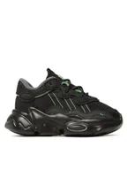 Buty dla dziewczynek - adidas Sneakersy OZWEEGO Shoes HR0242 Czarny - miniaturka - grafika 1
