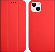 Etui i futerały do telefonów - Etui König Design kompatybilne ze skórzanym etui na telefon komórkowy Apple iPhone 13 mini - Etui na telefon komórkowy czerwone - miniaturka - grafika 1