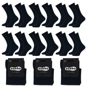 Skarpetki męskie - 12X SOKKO SKARPETKI MĘSKIE DŁUGIE GRANAT BAMBUSOWE 39-41 - SM12-S60-GRA-39-41 - miniaturka - grafika 1