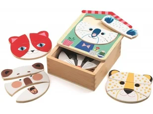 Djeco Puzzle przestrzenne, Zwierzątka - Puzzle - miniaturka - grafika 1