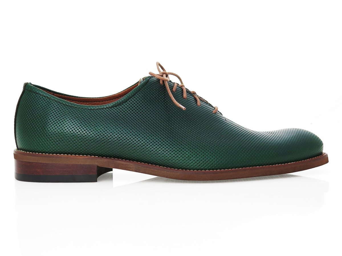 Unikatowe zielone wiedenki/oxfordy T197 r 42