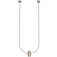 Lampy sufitowe - Regulowana lampa wisząca No.C 5080 Shilo 46cm metalowa nad stół platynowy - miniaturka - grafika 1