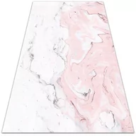 Dywany - Uniwersalny dywan winylowy Biało-różowy marmur 120x180 cm - miniaturka - grafika 1