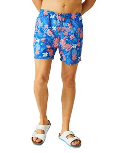 Regatta Szorty kąpielowe "Loras" w kolorze niebieskim - Kąpielówki męskie - miniaturka - grafika 1