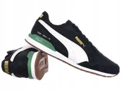 Buty sportowe męskie - Buty męskie Puma St Runner 75 Years 393889-02 buty sportowe czarne - miniaturka - grafika 1