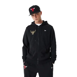 Bluza męska New Era Team Script FZ Hoody Chicago Bulls - Bluzy męskie - miniaturka - grafika 1