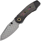 Scyzoryki - Kansept CAVEMAN Damascus, Blackwash Ti, 80's CamoCarbon K1110B3 - miniaturka - grafika 1