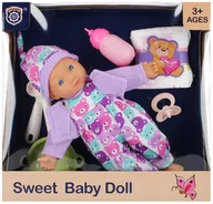 Lalki dla dziewczynek - Mega Creative, Lalka bobas 28 cm z akcesoriami, 501261 - miniaturka - grafika 1