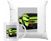 Gadżety dla niej i dla niego - ZESTAW PODUSZKA + KUBEK Auto Samochód Motoryzacja Jdm Pomysł Na Prezent #2 - miniaturka - grafika 1