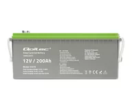 Baterie do zasilaczy awaryjnych UPS - Qoltec Akumulator żelowy Deep Cycle | 12V | 200Ah - darmowy odbiór w 22 miastach i bezpłatny zwrot Paczkomatem aż do 15 dni - miniaturka - grafika 1