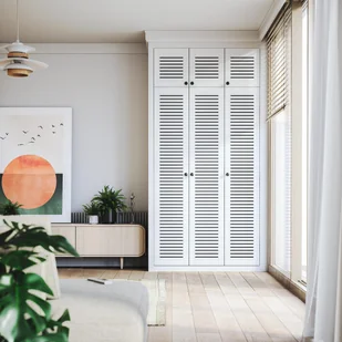 Drzwiczki ażurowe lakierowane białe 50 x 44.4 cm Kolm - Fronty meblowe - miniaturka - grafika 1